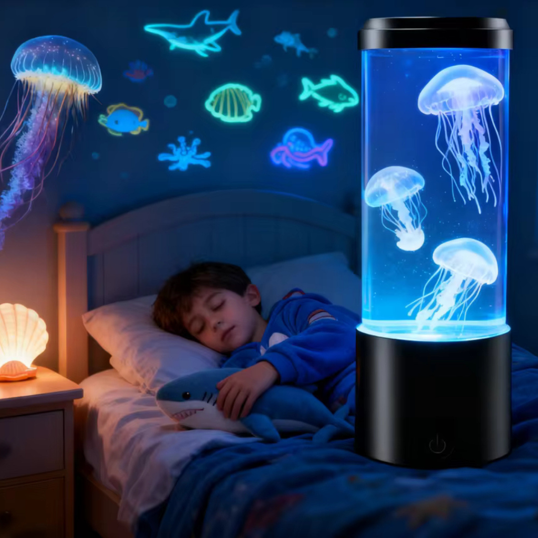 Lampara medusas flotantes