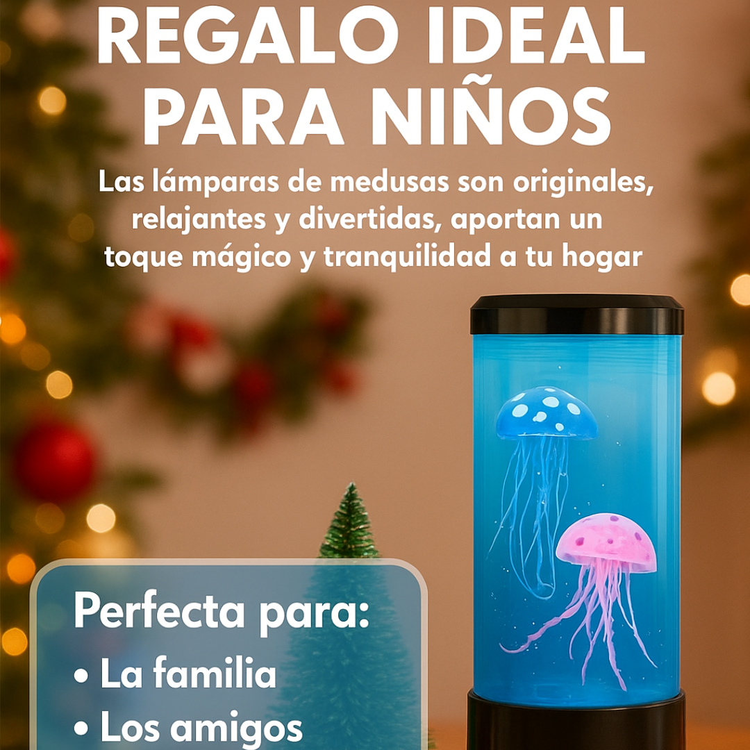 Lampara medusas flotantes