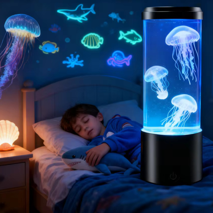 Lampara medusas flotantes